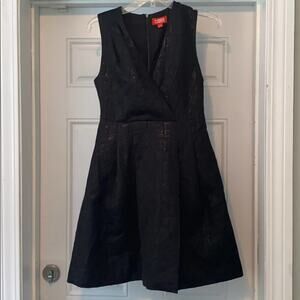 Kirna Zabete Black Sleeveless Dress